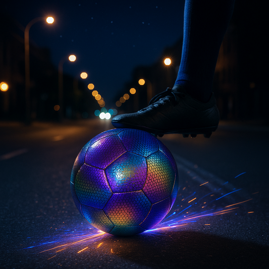 Ballon de foot réfléchissant – Entraînement & matchs nocturnes | Emiliesport