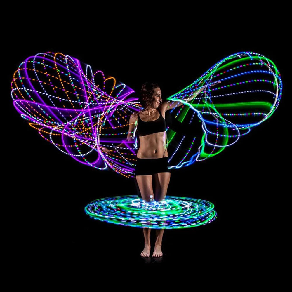 Cerceau Fitness Lumineux LED – Sculptez votre silhouette avec style et plaisir
