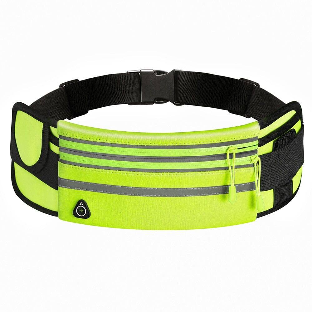 Sac banane sport jaune avec bande réfléchissante MyFitBag