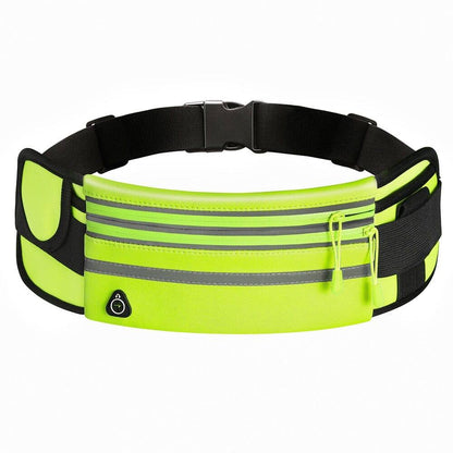 Sac banane sport jaune avec bande réfléchissante MyFitBag